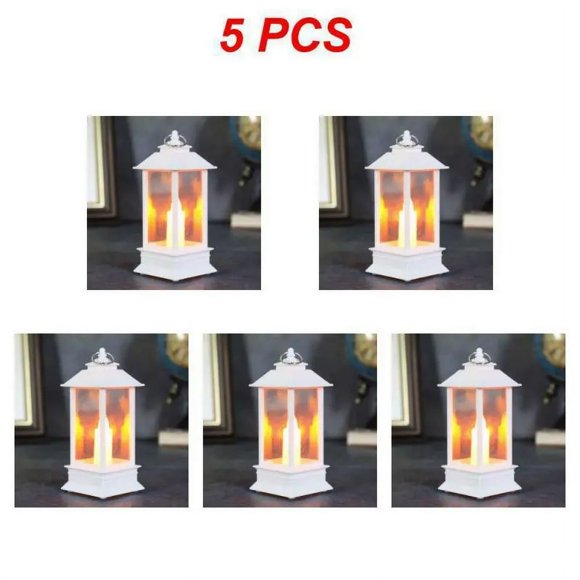 5PCS Halloween Decorations Led Candle Light Pumpkin Ghost Hanging LED Lantern Lamp Horror Props Halloween Party Home Bar Decor