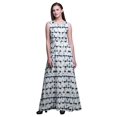 thumbnail image 1 of Bimba Robe Longue Sans Manches pour Femmes à Imprimé Shibori Style Chic Maxi-Robe-Petit, 1 of 6
