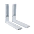 thumbnail image 1 of Wweixi 2 Pcs/ensemble Support Durable pour Four à Micro-Ondes avec Fixation par Vis Support Mural en Métal pour Four à Micro-Ondes Blanc, 1 of 6