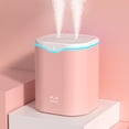 thumbnail image 3 of 2L Double Spray Humidifiers with LED light Cool Mist Auto Shut-Off Humidifier Portable Desk Humidifiers for Bedroom Home Baby Room, 3 of 8