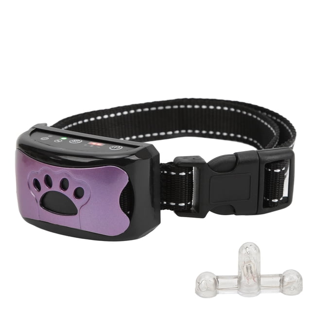 Collier d'Entraînement pour Chien Collier Anti-Vibration pour Chiot Collier Anti-Aboiement pour Chien USB Rechargeable Étanche Vibration Réglable Collier d'Entraînement à Reconnaissance Intelligente