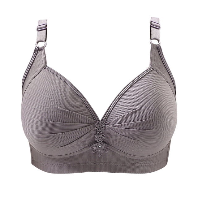 Yuzhih Everyday Bras for Women No Underwire Seamless Full Coverage Wireless Non-padded Plus Size Bralettes