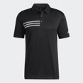 thumbnail image 2 of Adidas Polo pour Homme à 3 Rayures sur la Poitrine, 4TG, Noirblanc, 2 of 7