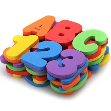 MasteelfCA 36 Pcs Bath Letters and Numbers Premium Educational Bath Toys for Kids Children