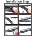 thumbnail image 2 of ORUYROP 3 Wipers Automotive Replacement Windshield Wiper Blade For Ford Escape 2008-2012/ 20inch+20inch+12inch Front and Rear Windshield Wipers (Pack Of 3) Pinch Tab, 2 of 4