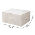 thumbnail image 3 of Vacuum Storage Bags Washable Fabric Clothing Storage Box Clothes Storage Folding Zipper Sorting Boxproof Quilt Storage Bag Space Bags Vacuum Storage Bags, 3 of 9