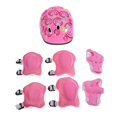 thumbnail image 2 of Ensemble de 7 Pcs pour Enfant avec Genouillères, Coudières et Protège-Poignets Rose, 2 of 8