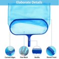 thumbnail image 4 of AMERTEER Upgraded Pool Skimmer Net Heavy Duty Leaf Rake & Pond Swimming Pool Cleaner Supplies Professional Heavy Duty Pool Leaf Rake Fine Mesh Frame Net, 4 of 10