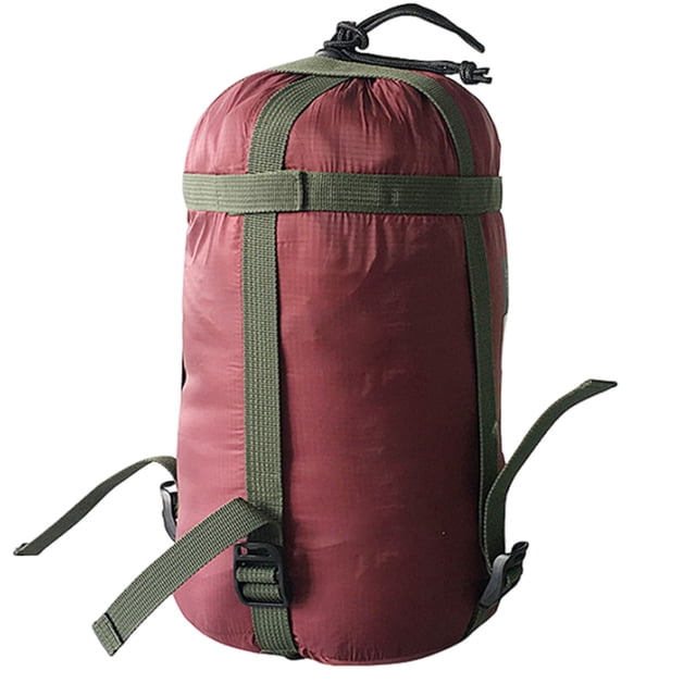 A Outdoor Camping Sleeping Bag Compression Sack Waterproof Breathable Storage Bag For Hammocks Clothes Organizer 18Cm Base 38Cm Height