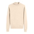 thumbnail image 1 of Penkiiy Chandails d'Automne pour Femmes 2024, Chandail Léger et Doux pour Femmes à Col Rond, Manches Longues, Tricot, Haut, S Beige, 1 of 7