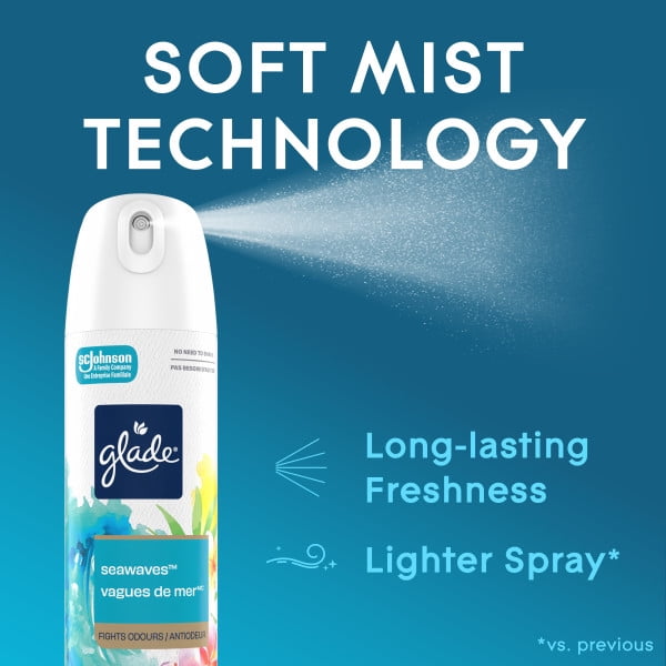 Glade® purificateur d’air et éliminateur d’odeurs en aérosol