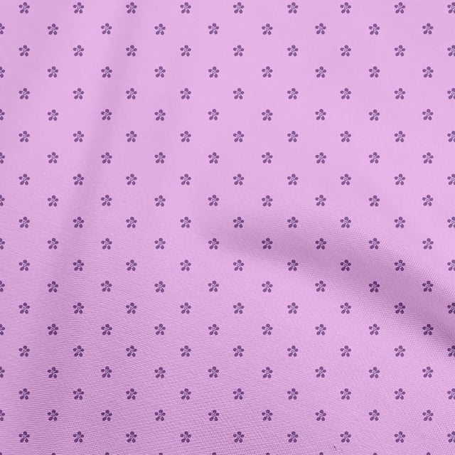 oneOone Viscose Chiffon Mauve Fabric Floral Craft Projects Decor Fabric Printed By The Yard 42 Inch Wide