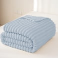 thumbnail image 3 of ZZkhGO Small Double Layer Raschel Blanket, Cozy Fleece Throw Blanket, Soft Warm Blanket for Sofa Travel, 3 of 7