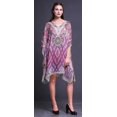 thumbnail image 4 of Phagun Bikini Kaftan de Plage Couvrir les Femmes Midi Robe Courte Caftan-S-L, 4 of 6