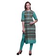 thumbnail image 1 of Bimba Straight Tunic Dresses for Women PrintedKurtiSummer Kurta, 1 of 6