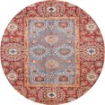 thumbnail image 1 of Ahgly Company Tapis d'Intérieur Ronds Abstraits Orientaux Rouges, 7 Pieds Rond, 1 of 6