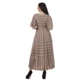 thumbnail image 3 of Moomaya Robes d'Été Imprimées à Manches Courtes pour Femmes, Tenue de Fête Décontractée, 3 of 4