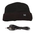 thumbnail image 3 of Knitted Heated Hat, Thick Rechargeable USB Electric Hat  For Winter Deep Coffee Edge, 3 of 8