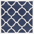 thumbnail image 1 of Safavieh Amherst Indoor Outdoor Rug, Navy, Square, 7', Power Loomed, 1 of 2