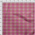 thumbnail image 3 of oneOone Polyester Lycra Fabric Tartan Check Print Fabric By The Yard 56 Inch Wide, 3 of 4