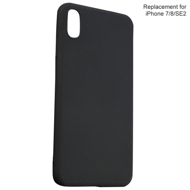 kurtrusly TPU Mobile Phone Case Shockproof Elastic Protection Cover, Replacement for iPhone 7/8/SE2, Black