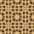 thumbnail image 1 of Ahgly Tapis d'Intérieur Lavable en Machine Carré Marron Selle, 4 Pieds Carré, 1 of 7