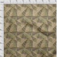 thumbnail image 4 of oneOone Georgette Viscose Green Fabric Abstracts Sewing Material Print Fabric By The Yard 42 Inch Wide, 4 of 5