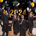 thumbnail image 4 of Qocolhg Graduation Decorations Class of 2024 Graduation Decorations Congratulations Graduation Banner Graduation Banner Graduation Decorations Graduation Photo Backgrounds Graduation Party Supplies, 4 of 8