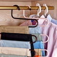 thumbnail image 3 of S Shape Clothes Hanger Multilayer Mental hanger ;Multilayer Clothing Rack Holder Pants Neckties Scarves Wardrobe Organizer, 3 of 9