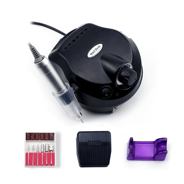Nail Drill Machine 25000RPM Pro Manicure Machine Apparatus For Manicure Pedicure Kit Electric Nail Drill With Cutter Nail Tool
