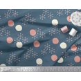 thumbnail image 3 of Soimoi Cotton Poplin Fabric Geometric & Polka Dots Print Fabric by Yard 56 Inch Wide, 3 of 3