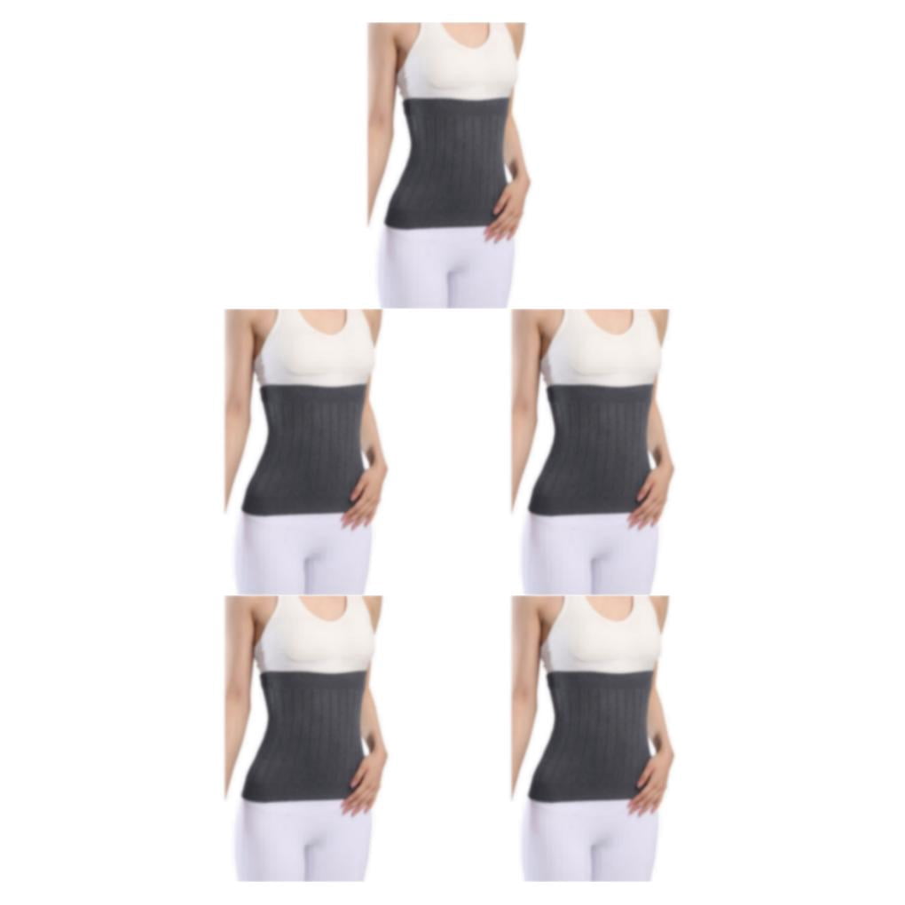 Thinsony Breathable And Moisture Absorbing Waist Back Support For Added Comfort Skin thickened grey XL 5Set