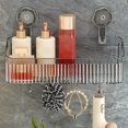 thumbnail image 2 of Bdday Cute Storage Bins Powerful Suction Cup Bathroom Shelf Wall Mounted Organizer Rack Plastic Storage Basket Convenient Makeup Tool Stand Easy Installation Suction Rack Bathroom Storage, 2 of 6