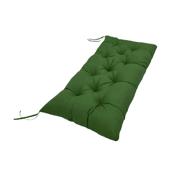 Dvruxg Waterproof Bench Cushions Outdoor Patio Swing Bench Cushion with Ties Non-Slip Pads for Outdoor Furniture