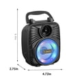 thumbnail image 3 of Bluetooth Speaker, Outdoor Portable Mobile Phone, Card Insertion, USB Flash Drive, Colorful Running Light, Portable Small Audio System, 3 of 8
