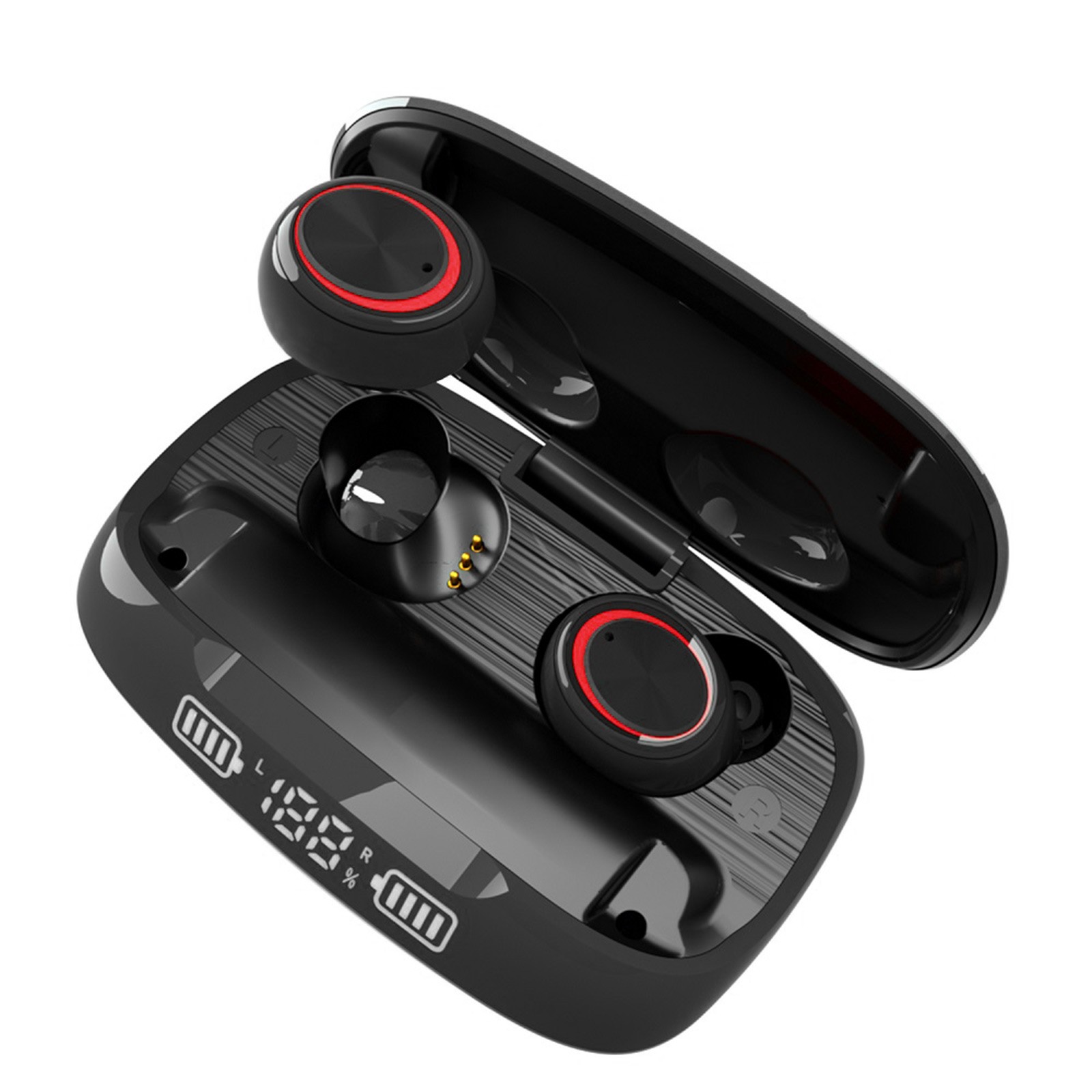 EGNMCR Bluetooth Earbuds Earbuds Wireless Bluetooth BT5.0 Earphones In-Ear Wireless Headphone Stereo Earbuds Sports Headset As Power Bank Earmuff Headset
