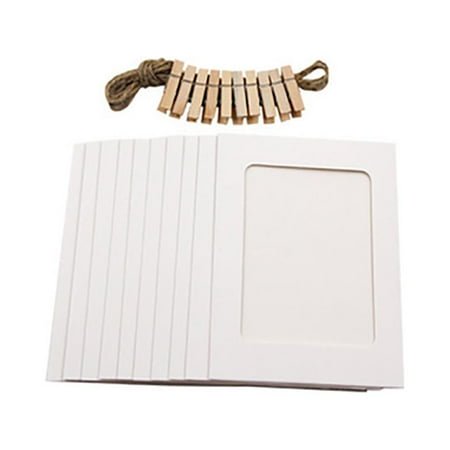 10Pcs 5Inch Paper Photo Flim DIY Wall Picture Hanging Frame Album+Rope+Clips Set Curtains Ceramic Easter Eggs Oblong Pendant Beads 6 Ft Garland Flocked Christmas Paper Chains Architectural Salvage