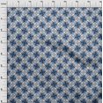 thumbnail image 4 of oneOone Polyester Spandex Blue Fabric Moire Sewing Craft Projects Fabric Prints by Yard 56 Inch Wide, 4 of 4
