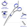 thumbnail image 4 of CHUANK Dog Grooming Scissors with Safety Round Tips Stainless Steel Professional Dog Grooming Kit - Thinning  Curved Scissors and Comb for Dog Cat Pet, 4 of 5