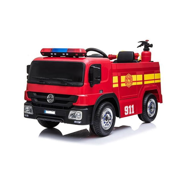 FIRE TRUCK RIDE ON 12V LIMITED EDITION- OPEN BOX -