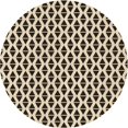 thumbnail image 1 of Ahgly Company Tapis d'Intérieur Lavables en Machine, Ronds Transitionnels Dorés Blonds Dorés, Ronds de 4', 1 of 7