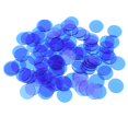 thumbnail image 2 of 100pcs Translucent Bingo Chips 3/4 Inch for Bingo Game Cards Accessory Blue, 2 of 7