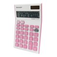 thumbnail image 4 of Calculatrice de bureau Sharp EL124TPK pour le secondaire, le cégep et le bureau, écran à 12 chiffres à double alimentation, touches de taxe, mémoire à 4 touches et fonction grand total (GT), 4 of 6