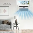 thumbnail image 4 of Refurbished Midea MWMWT080CR2A 8,000 BTU Window Air Conditioner with Remote, 4 of 5
