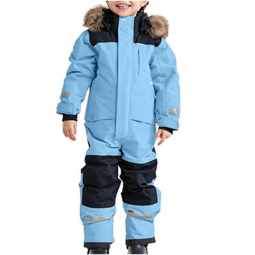 Japceit Kids Ski Jacket Girls Kids Girls Boys Colorful Siamese Snowsuits Ski Suits Jackets Winter Jumpsuits