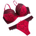 thumbnail image 1 of DPTALR Women Sexy Lace Embroidered Underwear Summer Intimates Set, 1 of 3