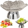 thumbnail image 2 of GZJCKJY Fruit Bowl for Kitchen Counter - Large Decorative Bowl for Home Decor - Modern Key Bowl for Entryway Table - Pedestal Bowl - Fruit Basket for Home Decor - Fruit Bowl Decor, 2 of 4