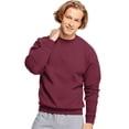 thumbnail image 3 of Hanes Chandail Molletonné à Col Rond ComfortBlend EcoSmart pour Hommes - Meilleur Vendeur, S, Bordeaux, 3 of 4