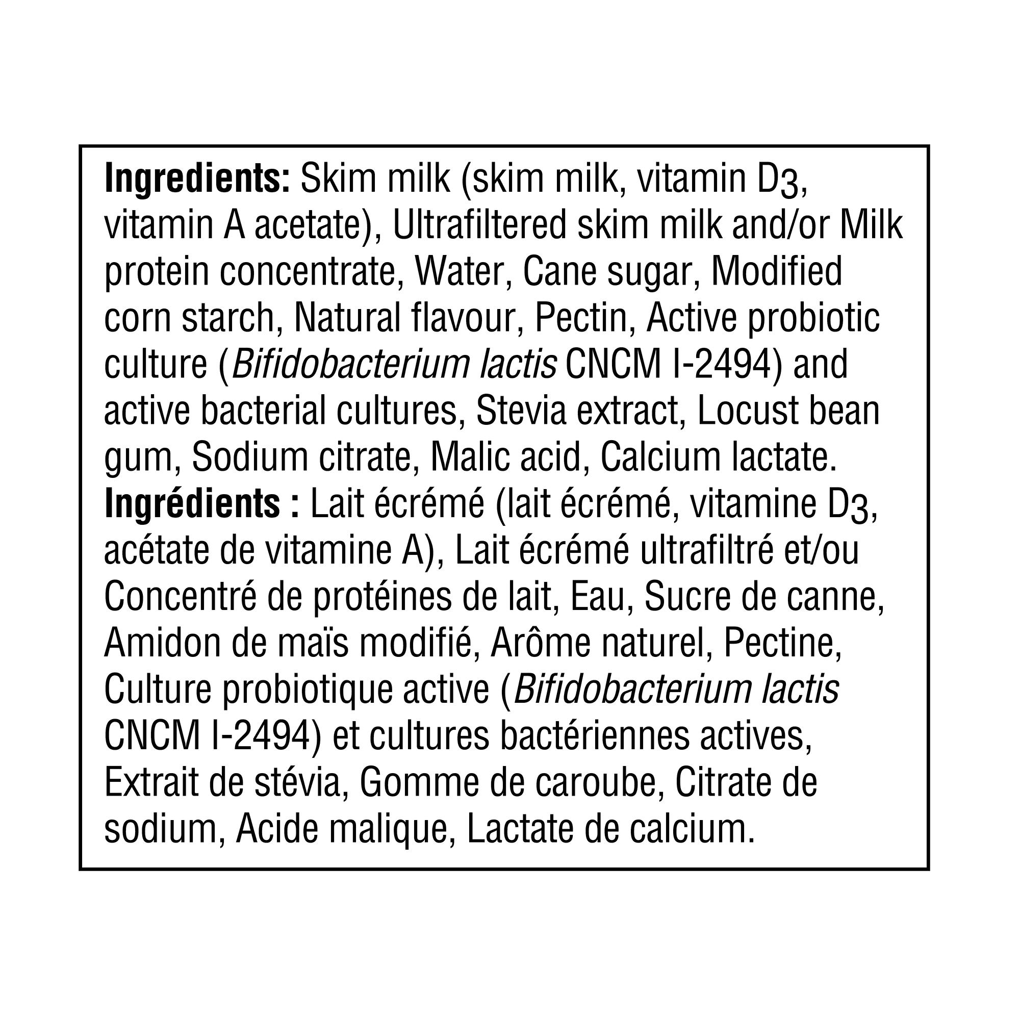 Activia Yogurt with Probiotics, Fat Free 0% MF, Vanilla Flavour, 650g