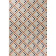 thumbnail image 1 of HomeRoots 352943 5 x 7 ft. Wool Tangerine & Indigo Area Rug, 1 of 1